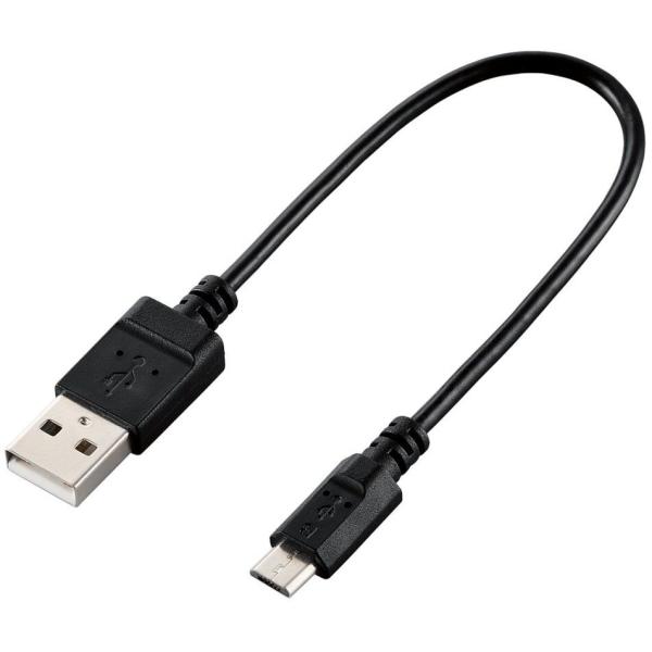 ELECOM エレコム microUSBケーブル/USB2.0/エコパッケージ/0.15m/ブラック...
