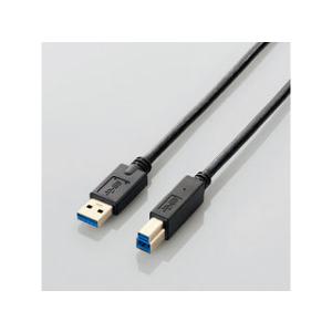 ELECOM エレコム  USB3.0ケーブル(A-B)/0.5m/ブラック USB3-AB05BK｜murauchi