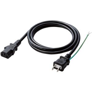 ELECOM エレコム 納期未定 3P-2P電源ケーブル 1.8m KT-218