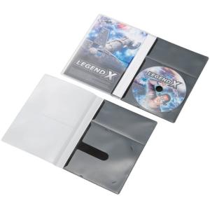 ELECOM エレコム DVD用ソフトケース 1枚収納 10個入り ブラック CCD-DPD10BK｜murauchi.co.jp