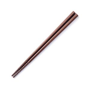 AKEBONO 曙産業 トルネード箸／ＰＭ−１０６　２２．５cm　茶　