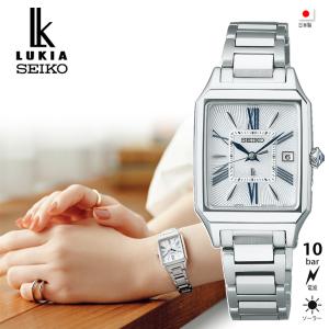 セイコー　ルキア　seiko lukia SSVW159 腕時計 楽天市場】SEIKO セイコー LUKIA ルキア ソーラー電波時計 角形