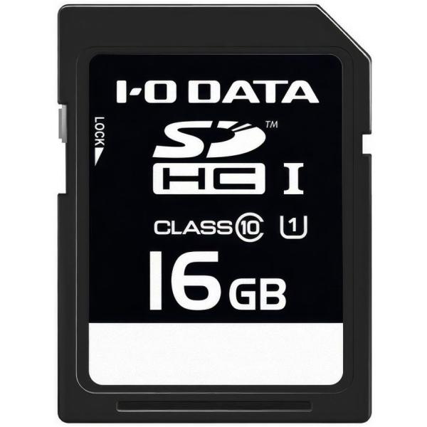 I・O DATA アイオーデータ UHS-I UHS スピードクラス1対応 SDHCメモリーカード ...