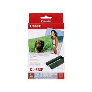 CANON キヤノン SELPHY CP用カラーインク/ペーパーセット KL-36IP (Lサイズ36枚分) 7738A001｜murauchi