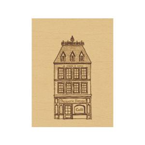 ARTE アルテ ウッドスタンプ　B　柄：カフェ　WS-B-10