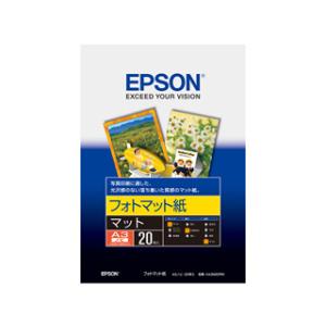 EPSON/エプソン  フォトマット紙 (A3ノビ/20枚) KA3N20PM｜murauchi