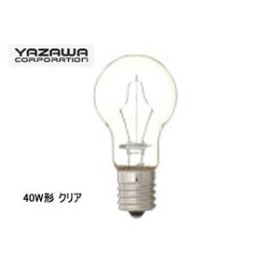 YAZAWA/ヤザワコーポレーション P351736C【40W形 クリア】省エネクリプトンランプ｜murauchi