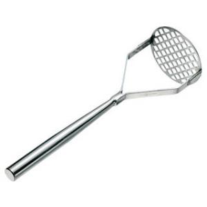 　 18-8パイプ柄業務用ポテトマッシャー　小（φ80）