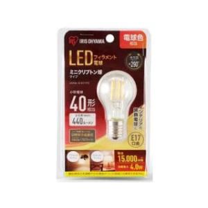 IRIS OHYAMA/アイリスオーヤマ  LED電球 ミニクリプトン球 小形 電球色 (440lm) LDA4L-G-E17-FC｜murauchi