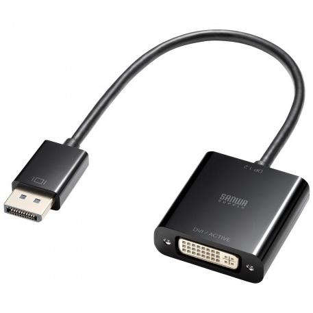 SANWA SUPPLY サンワサプライ DisplayPortオスからDVIメスへ変換 アダプタ ...