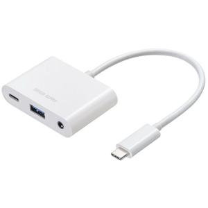 SANWA SUPPLY サンワサプライ USBハブ ドック USB-CからUSB-Cx1/USB3...