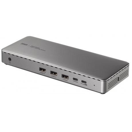 SANWA SUPPLY サンワサプライ USB-C ドッキングステーション 4K対応 3画面出力可...