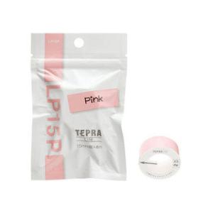 KINGJIM/キングジム テプラLiteテープ 15mm ピンク LP15P｜murauchi