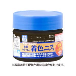 Kanpe Hapio/カンペハピオ  水性ウレタン着色ニス ブラック 100ML