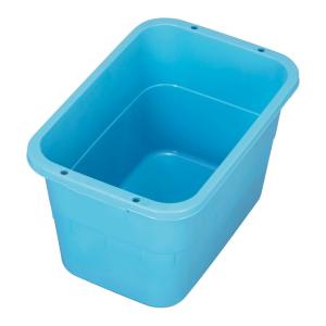 TONBO（新輝合成） トンボ 角型タライジャンボ水抜栓付 ブルー 60型