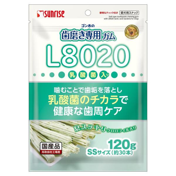 株式会社 マルカン サンライズ事業部 ゴン太の歯磨き専用ガムSSサイズ L8020乳酸菌入り クロロ...