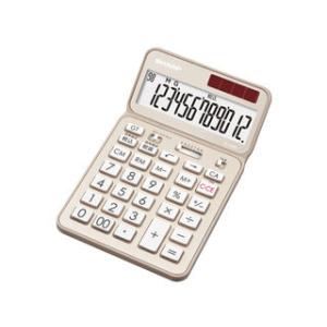 SHARP/シャープ 電卓（ナイスサイズタイプ） EL-VN82-NX シャンパンゴールド