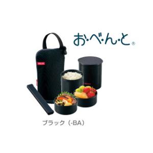 ZOJIRUSHI/象印  SZ-JB02-BA　保温弁当箱　お・べ・ん・と 【ごはん容器 0.24L】(ブラック)｜murauchi