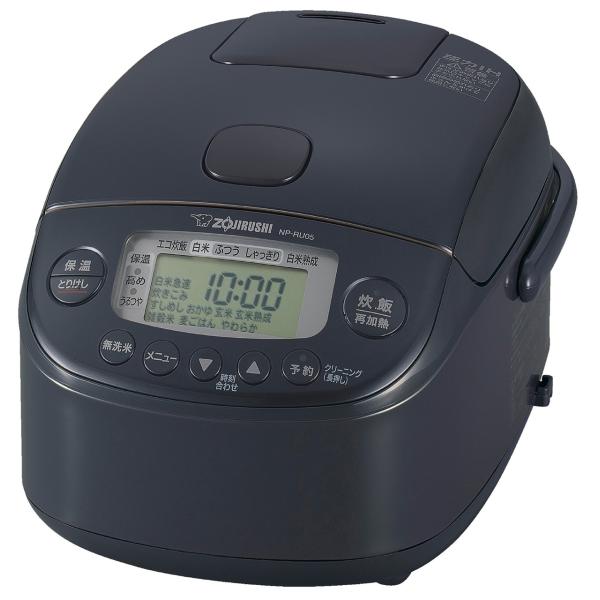 ZOJIRUSHI 象印 NP-RU05-BZ(ストレートブラック)　圧力IH炊飯ジャー「極め炊き」...