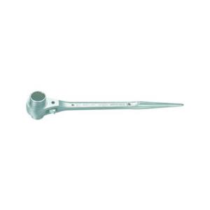 TOP/トップ工業  両口ラチェットレンチ(メッキ仕様) RM-19X24N-ST