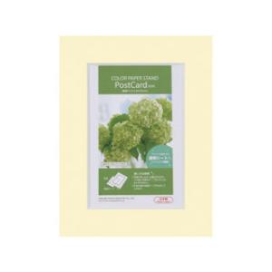 HAKUBA ハクバ MCPS-PCCR(クリーム)　カラーペーパースタンド ポストカードサイズ