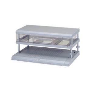 HIMARAYA/ヒマラヤ化学工業所 パソコンラック 引出付 4603 22型 グレー 485×33...