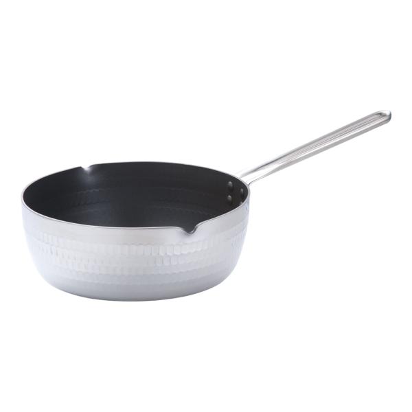 hokua 北陸アルミニウム 共柄厚板 ＩＨアルミテフロン雪平鍋 ２４cm