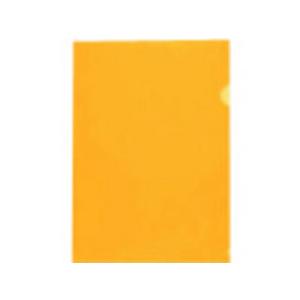 PLUS プラス 高透明カラークリアホルダ 10P FL-184HO OR