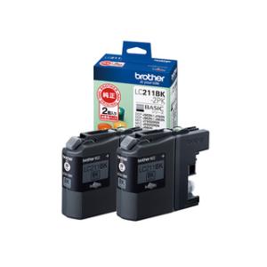 brother ブラザー 純正 インクカートリッジ お徳用黒2個パック LC211BK-2PK