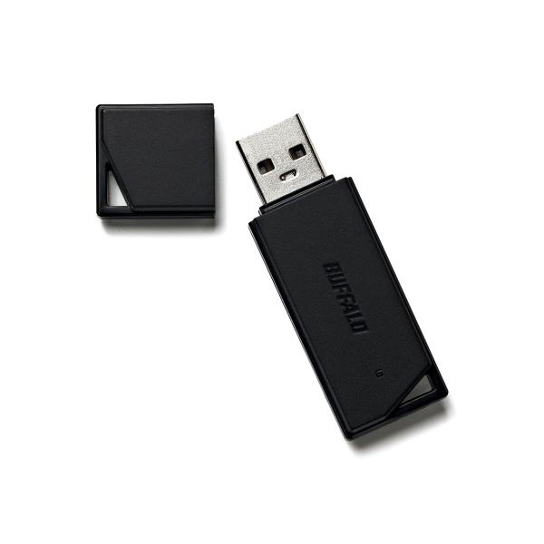 BUFFALO バッファロー USB2.0 どっちもUSBメモリー 32GB ブラック RUF2-K...