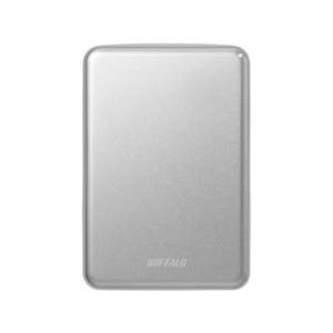 BUFFALO バッファロー  USB3.1(Gen.1)対応 アルミ素材&薄型ポータブルハードディスク 2TB シルバー HD-PUS2.0U3-SVD｜murauchi