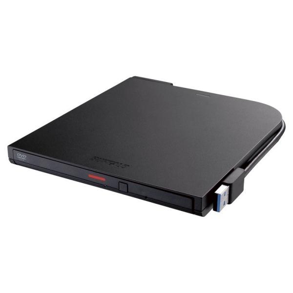 BUFFALO バッファロー USB3.2(Gen1)対応ポータブルDVD-ROM読込専用モデル D...