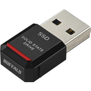 BUFFALO バッファロー 250GB 超コンパクトサイズ USB 3.2(Gen 2) ポータブルSSD SSD-PST250U3BA/D ブラック｜murauchi