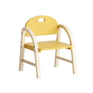 ICHIBA 市場 2歳〜5歳まで使える F-line キッズチェアー Kids Arm Chair amy マスタードイエロー ILC-3434MYL｜murauchi