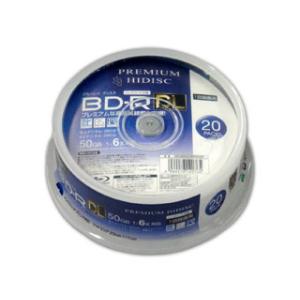 HIDISC/ハイディスク PREMIUM HIDISC BD-R DL 1回録画 6倍速 50GB...