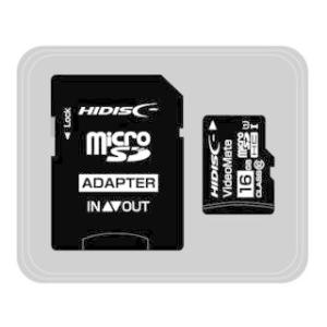 HIDISC/ハイディスク microSDHCカード 16GB Class10 UHS-I HDMCSDH16GCL10V SD変換アダプタ/収納ケース付き｜murauchi