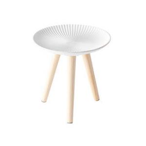 東谷 ROOM ESSENCE 木製 トレーテーブル Sサイズ 直径30cm LFS-190C おし...