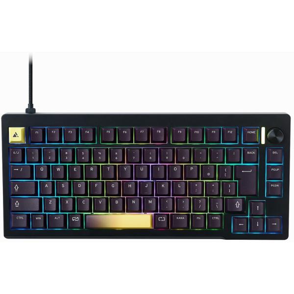 Princeton プリンストン UPトリガー対応 75%ゲーミングキーボード(ブラック) オリジナ...