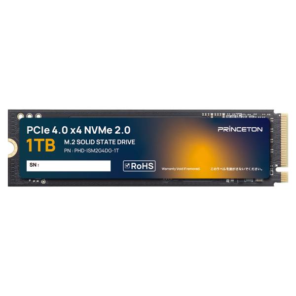 Princeton プリンストン 内蔵型SSD 1TB M.2 PCIe 4.0 x4 NVMe 2...