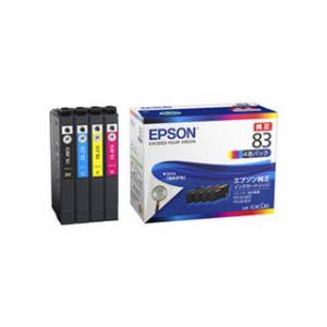 EPSON/エプソン ビジネスインクジェット PX-M781F/PX-M780F用 標準インクカートリッジ（4色パック） IC4CL83｜murauchi