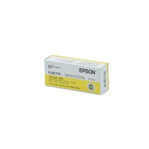 EPSON エプソン  ディスクデュプリケーター用 インクカートリッジ イエロー PJIC7Y｜murauchi