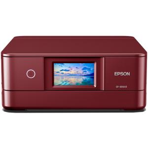 EPSON エプソン  A4カラーインクジェット複合機 カラリオ Colorio 6色/自動両面/4.3型タッチパネル EP-886AR レッド｜murauchi