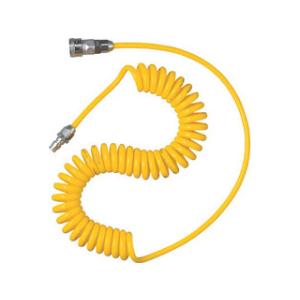 TRUSCO トラスコ中山 スパイラルホース カップリング付 使用範囲 2m SAH-803C