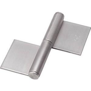 TRUSCO/トラスコ中山 ステンレス製特厚溶接旗蝶番 右用 全長76mm (2個入) ST-200...