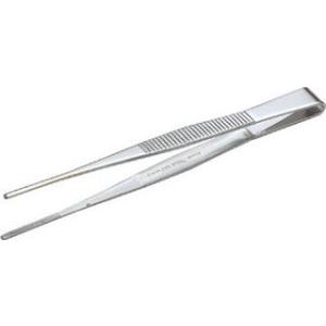 TRUSCO/トラスコ中山  ステンレス製ピンセット 125mm 直ギザ付 TSP-21