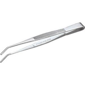 TRUSCO/トラスコ中山  ステンレス製ピンセット 125mm 曲ギザ付 TSP-22