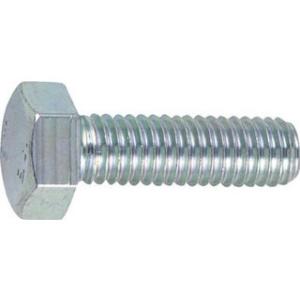 TRUSCO/トラスコ中山 六角ボルト三価 白 全ネジ M10X50 4本入 B722-1050