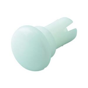 TRUSCO/トラスコ中山 プッシュリベット 板厚4.0〜5.5mm 穴径6.1Φ 長さ8.0 白 ...