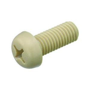 TRUSCO トラスコ中山 ポリフェニレンサルファイド 十字穴付ナベ小ネジ M4X15 50本入 B...