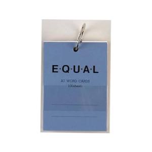 L!FE/ライフ 単語カードA7 イコール 白 P320A 青